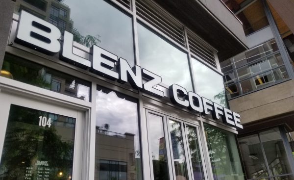 Blenz Coffee in the Innovation Centre in Downtown Kelowna
